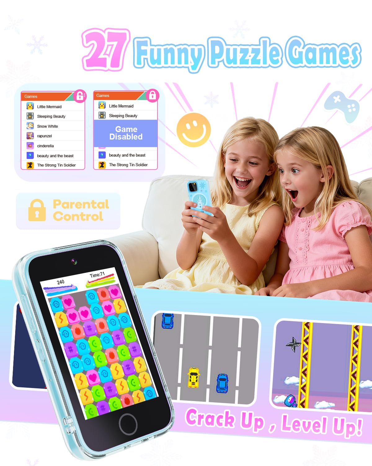Anchioo Kids Smart Phone offline content for language learning.