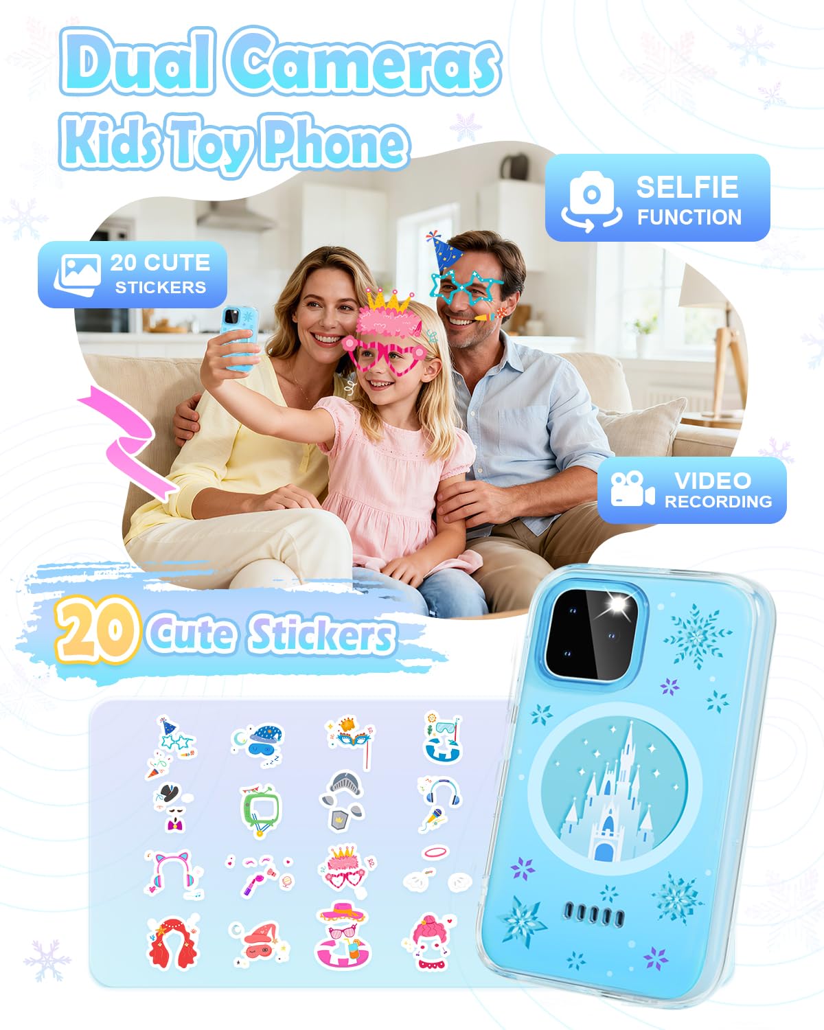 Anchioo Kids Smart Phone silicone case offers drop protection.