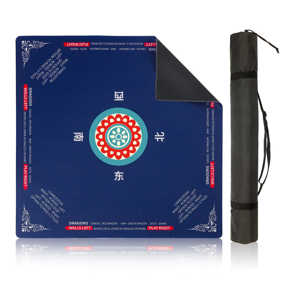 Ancivon mahjong table mat flat lay shows ample playing area for family games.