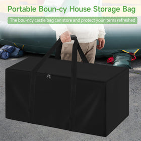 Andacar Bounce House Storage Bag durable finish protects belongings during travel.