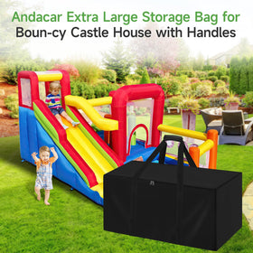 Andacar Bounce House Storage Bag portable design makes your inflatable setup easy.