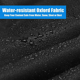 Andacar cover in windy yard demonstrates easy cleaning with a hose