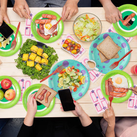 Andi Cppss monster birthday forks sturdy disposable tableware for easy use