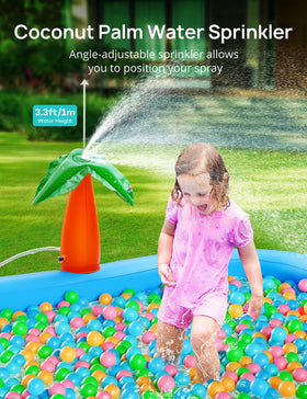 Andola Durable PVC construction reduces puncture risk during active play.