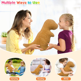 Andywoo Dino Nuggets Pillow perfect for movie night cuddles.