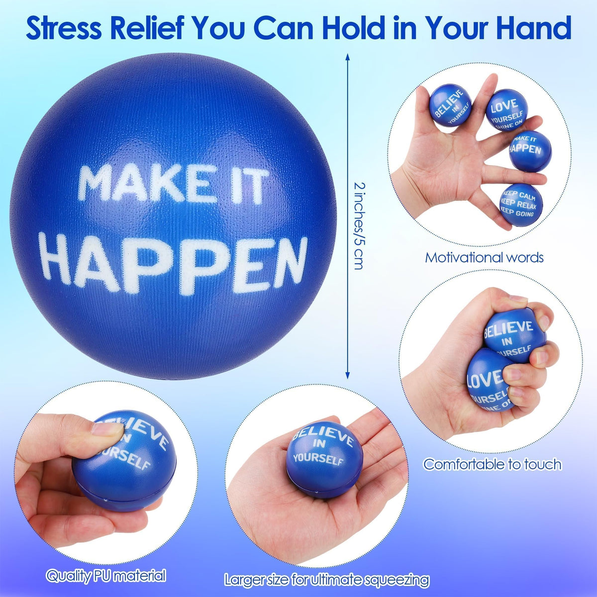 Aneco green stress ball with ribbon symbol supporting awareness