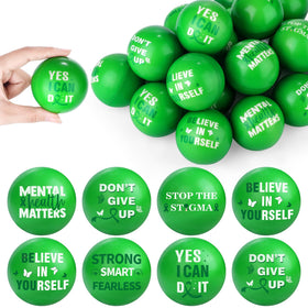 Aneco mental health stress ball green design 01 promotes focus and stress relief at work