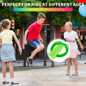 Aneco soft PVC ropes with non-slip handles for comfortable play sessions