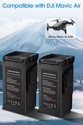 anegine Mavic Air Battery shows up to 21 minutes of flight time.
