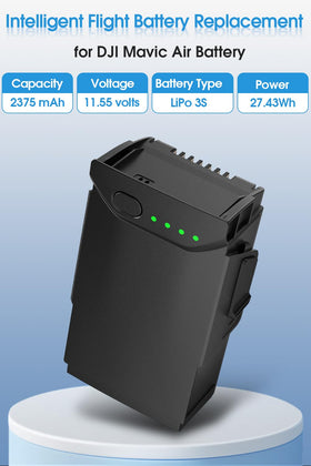anegine Mavic Air Battery with LED indicators for real-time status.
