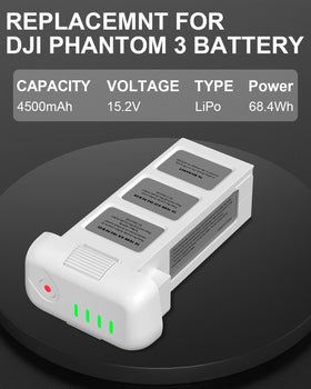 anegine Phantom 3 battery 4500mAh close-up cell detail signals quality