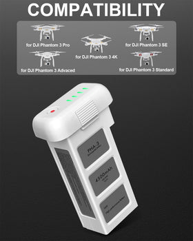 anegine Phantom 3 battery 4500mAh in-flight time demo highlighting longer missions