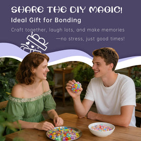 Anergoo fillers set with beads and glitter for personalized textures