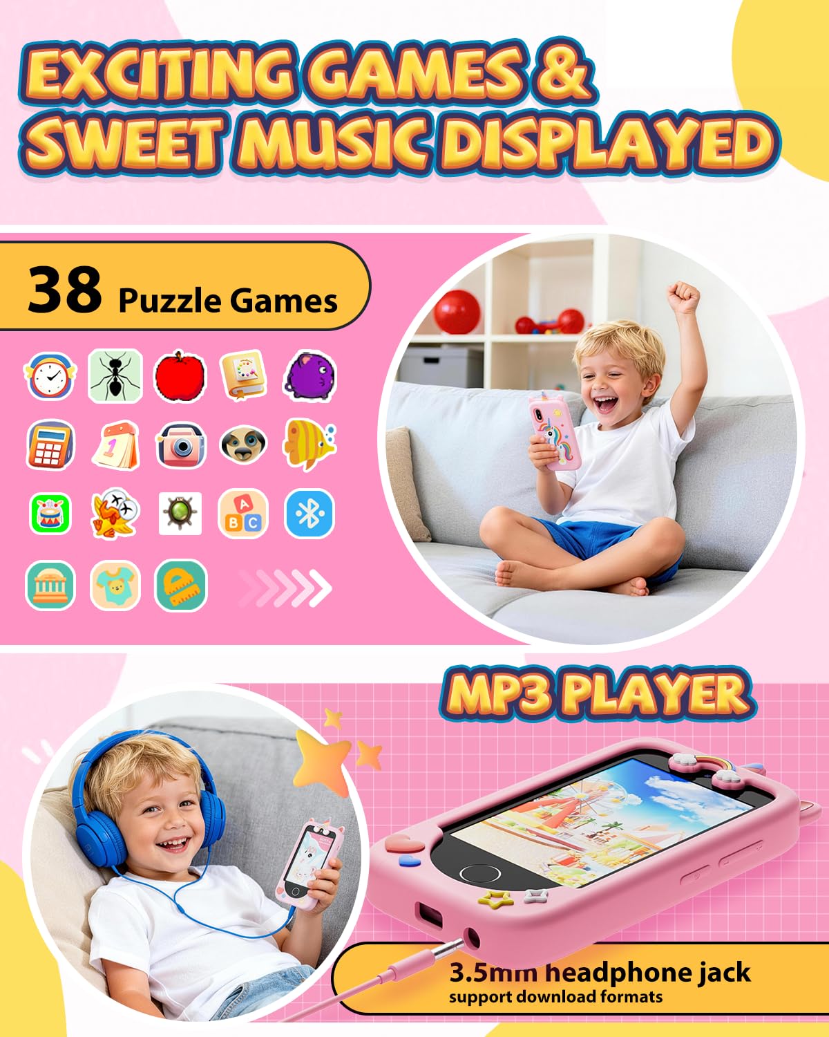 Anfrandce educational apps built-in for early learning
