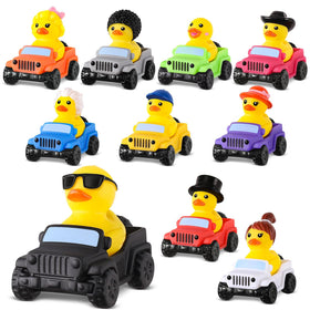 ANGGIKO 20 ducks for jeeps on dashboard add playful vehicle decor