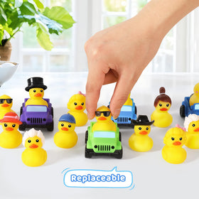 ANGGIKO jeep duck color variants, vibrant dashboard decoration.