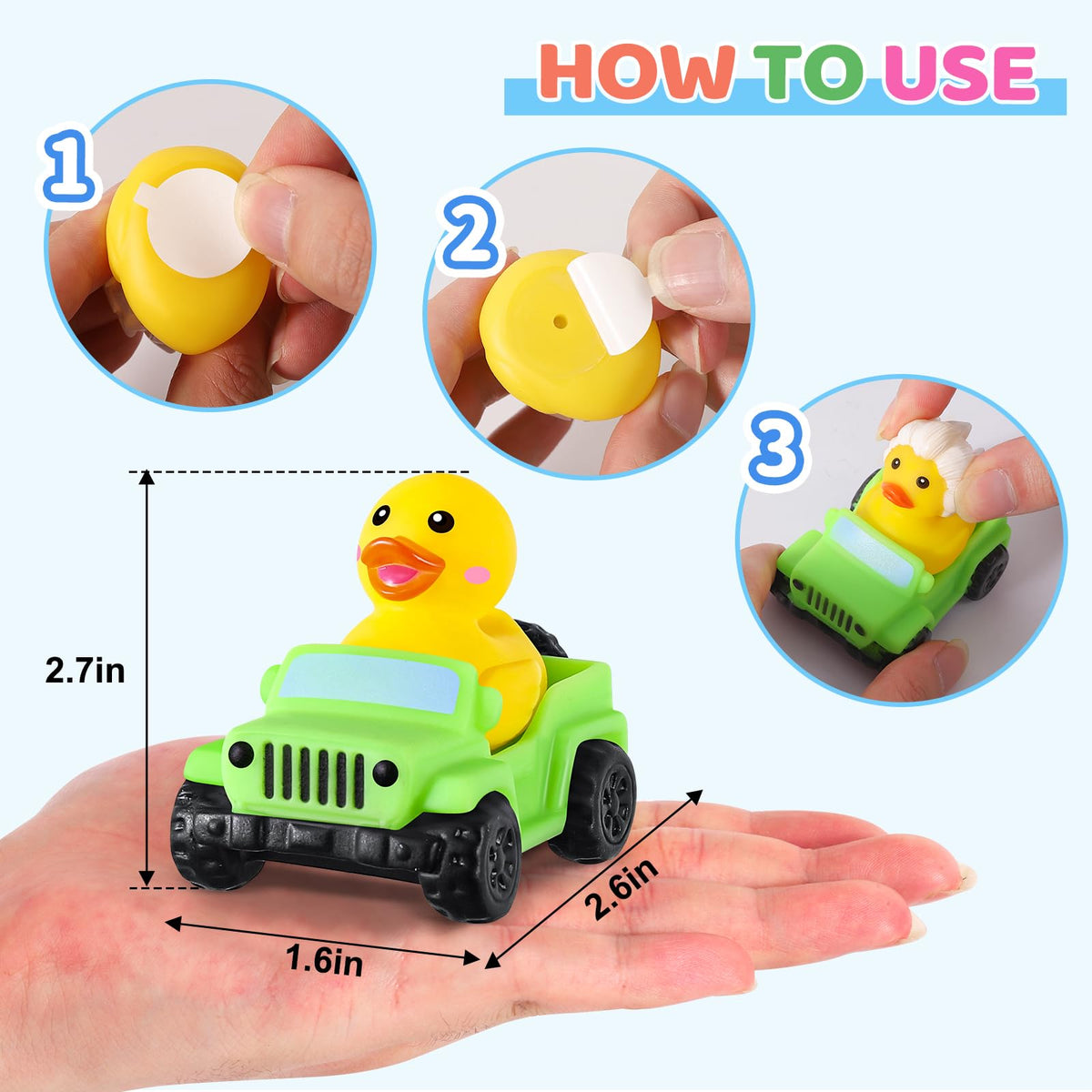 ANGGIKO jeep ducks as conversation starters at events.