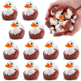 ANGGIKO bald-eagle-ducks close-up showing lifelike wings, ideal for bath time play.