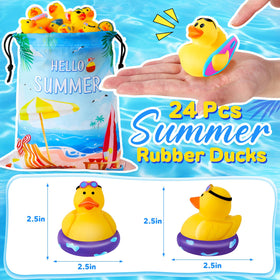 ANGGIKO ducks for jeeps—colorful summer toys for poolside fun.