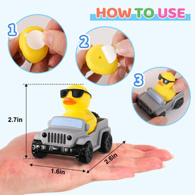 ANGGIKO off-road vehicle decor ducks spark joy on any ride