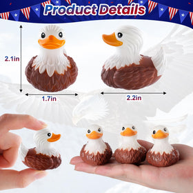 ANGGIKO patriotic-ducks-table-decor showcase bold design for 4th of July celebrations.
