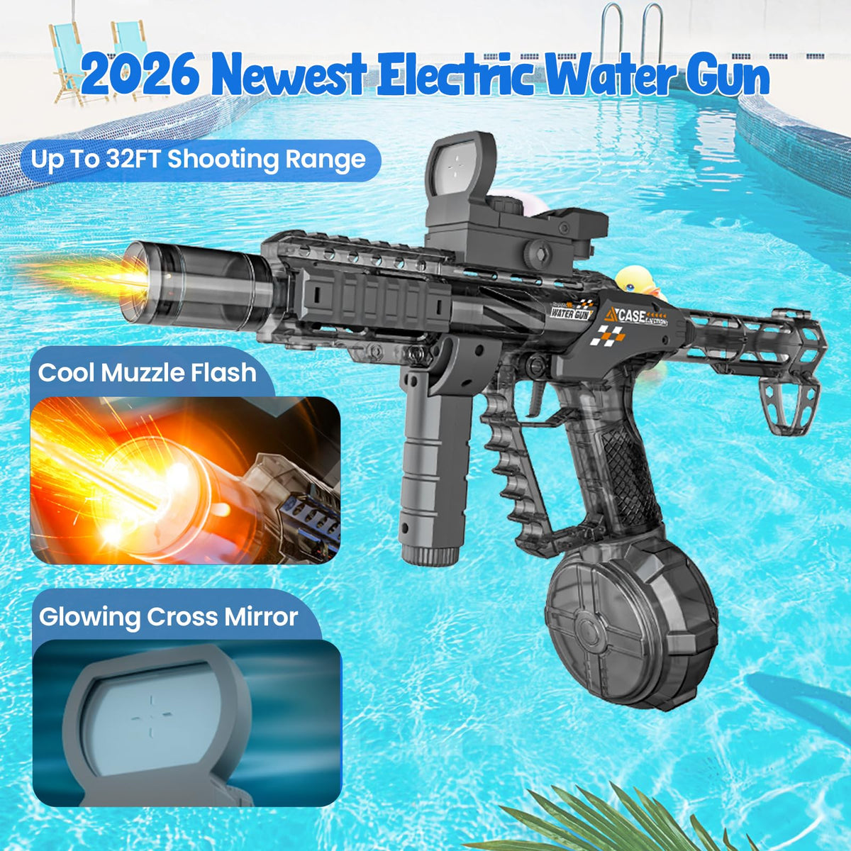 AngKng transparent, durable body for easy water level visibility.