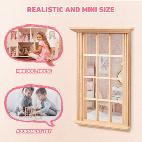 Dollhouse windows from Angoily designed for easy installation