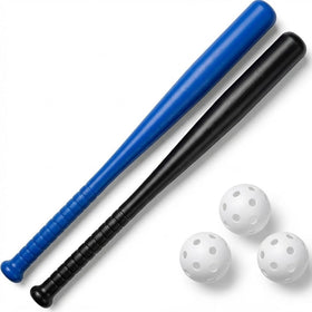 ANGORA BRANDS Wiffle Ball Bat Set ready for backyard play and easy setup.