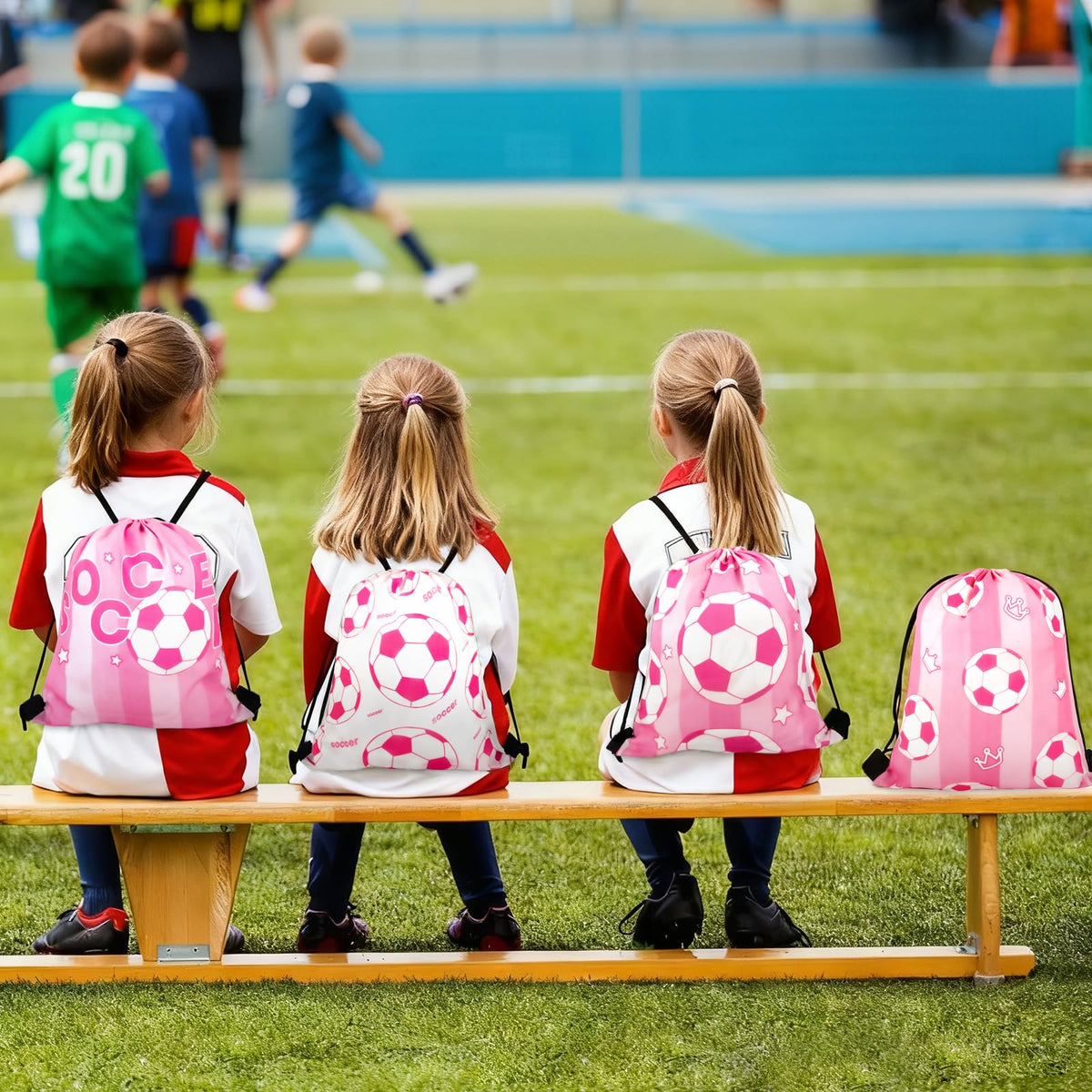 ANGURI pink soccer wristbands for team motivation