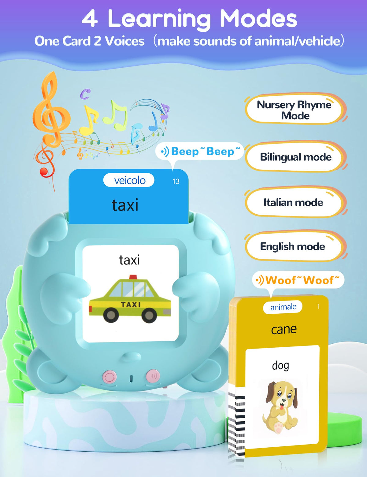 ANhovno Montessori-inspired flash cards promote independent exploration.