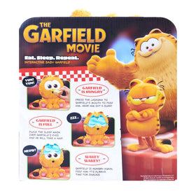Soft Animagic Baby Garfield plush with interactive eat and burp sounds