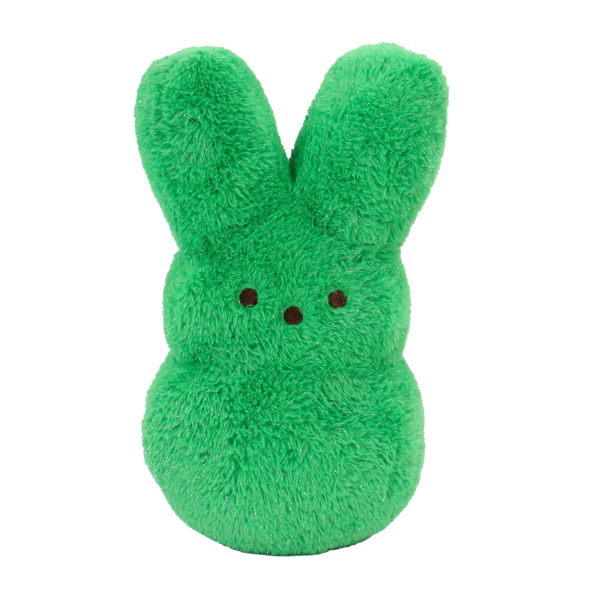 Animal Adventure 15inch green shaggy bunny Peeps plush for Easter baskets and cuddles.
