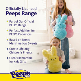 Animal Adventure close-up of ultra-soft fabric texture on Peeps plush for comforting hugs.