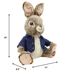 Animal Adventure Peter Rabbit plush face close-up showing stitched features