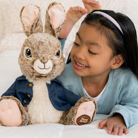 Animal Adventure Peter Rabbit plush with fluffy fur and durable fabric