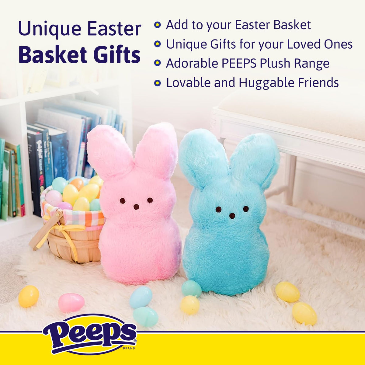 Animal Adventure ultra soft Peeps plush, perfect for gifting in Easter baskets.