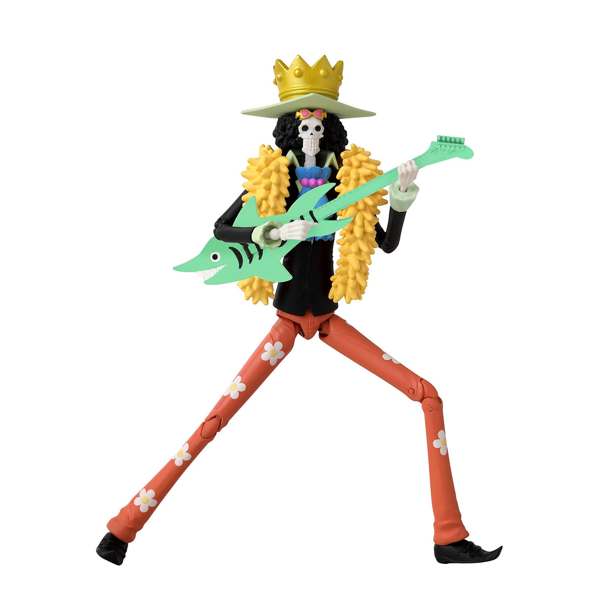 Anime Heroes Brook action figure with sword pose for display and poseability.