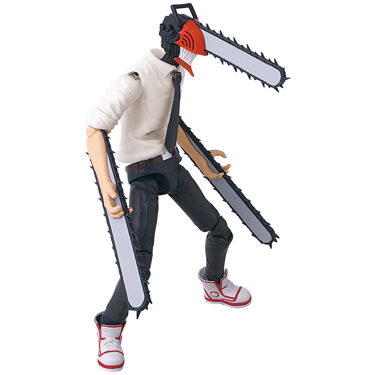 ANIME HEROES Chainsaw Man face sculpt closeup captures character likeness.