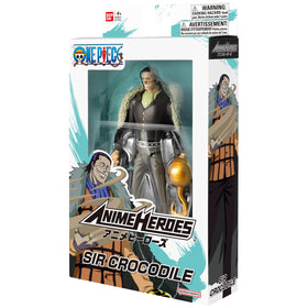 ANIME HEROES Crocodile figure perfect for collectors and display use