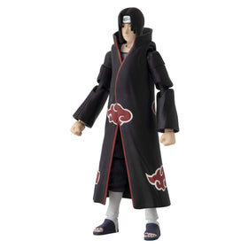 ANIME HEROES Itachi Uchiha figure demonstrates articulation for action-ready poses.