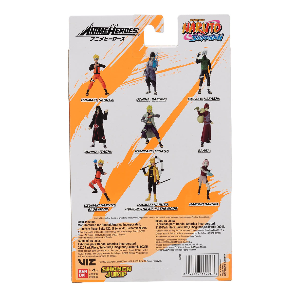 ANIME HEROES Diorama-ready Naruto Uzumaki Sage of Six Paths mode figure