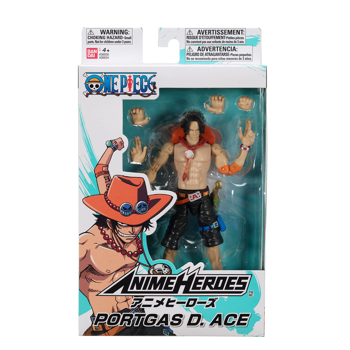 ANIME HEROES One Piece Ace diorama-friendly display setup