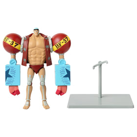 ANIME HEROES One Piece Franky action figure with interchangeable hands and accessories