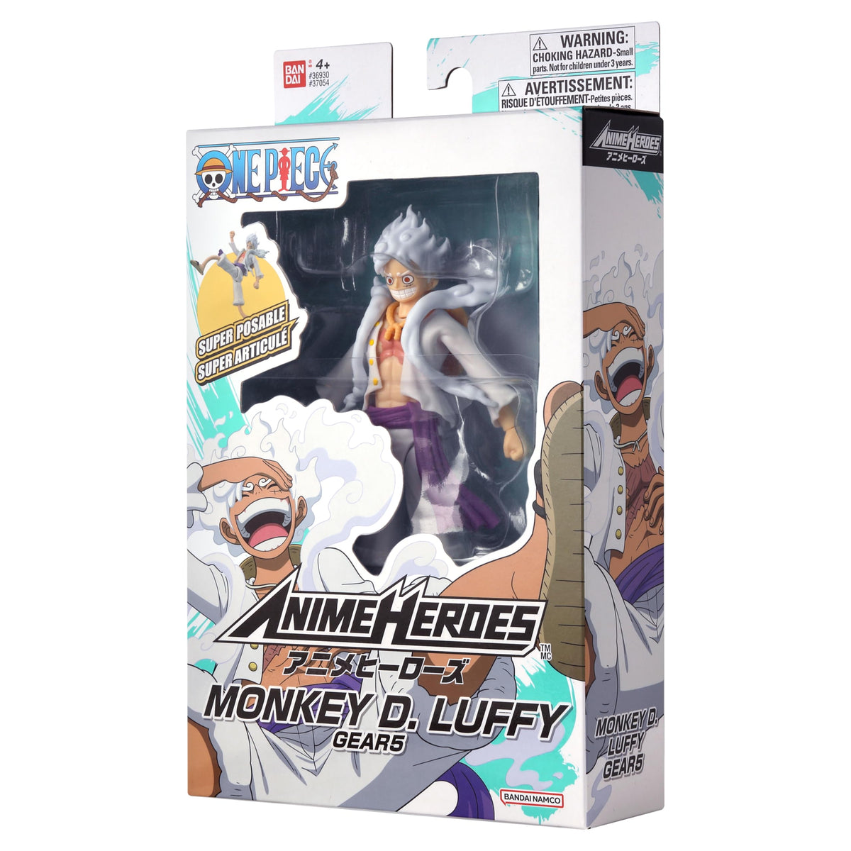 ANIME HEROES Luffy Gear 5 age four plus friendly design