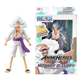 ANIME HEROES Luffy Gear 5 display-ready figure on shelf