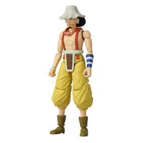 ANIME HEROES Usopp action figure side view highlighting poseability