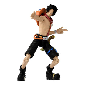 ANIME HEROES Portgas D. Ace action figure side view shows detailed costume and articulation