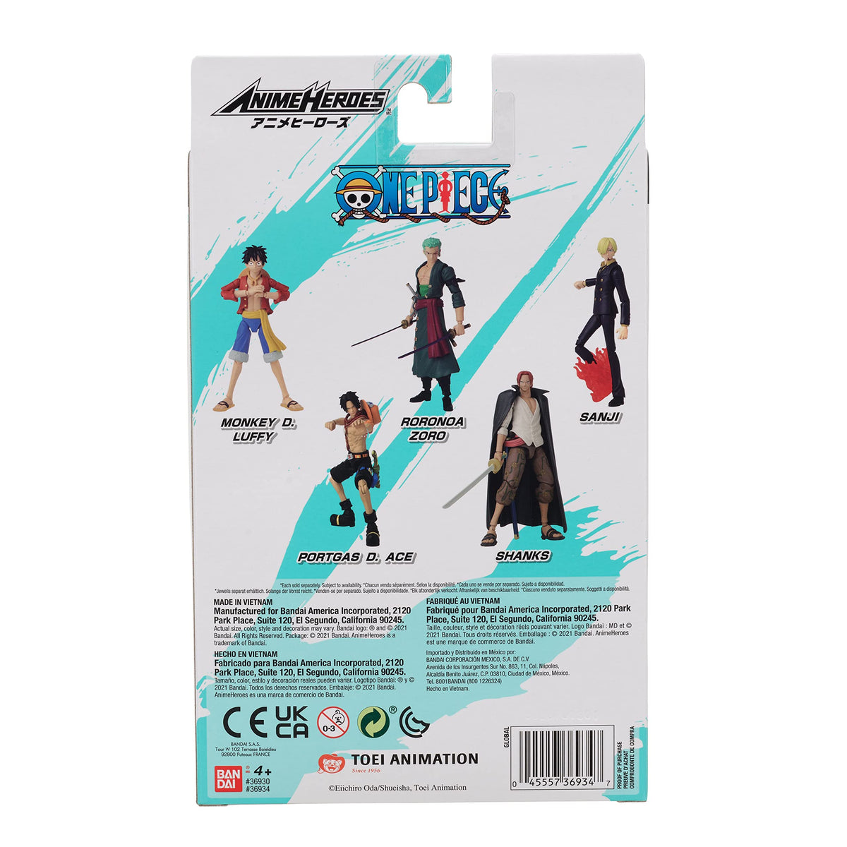 ANIME HEROES Portgas D. Ace close-up detailing paint and decals