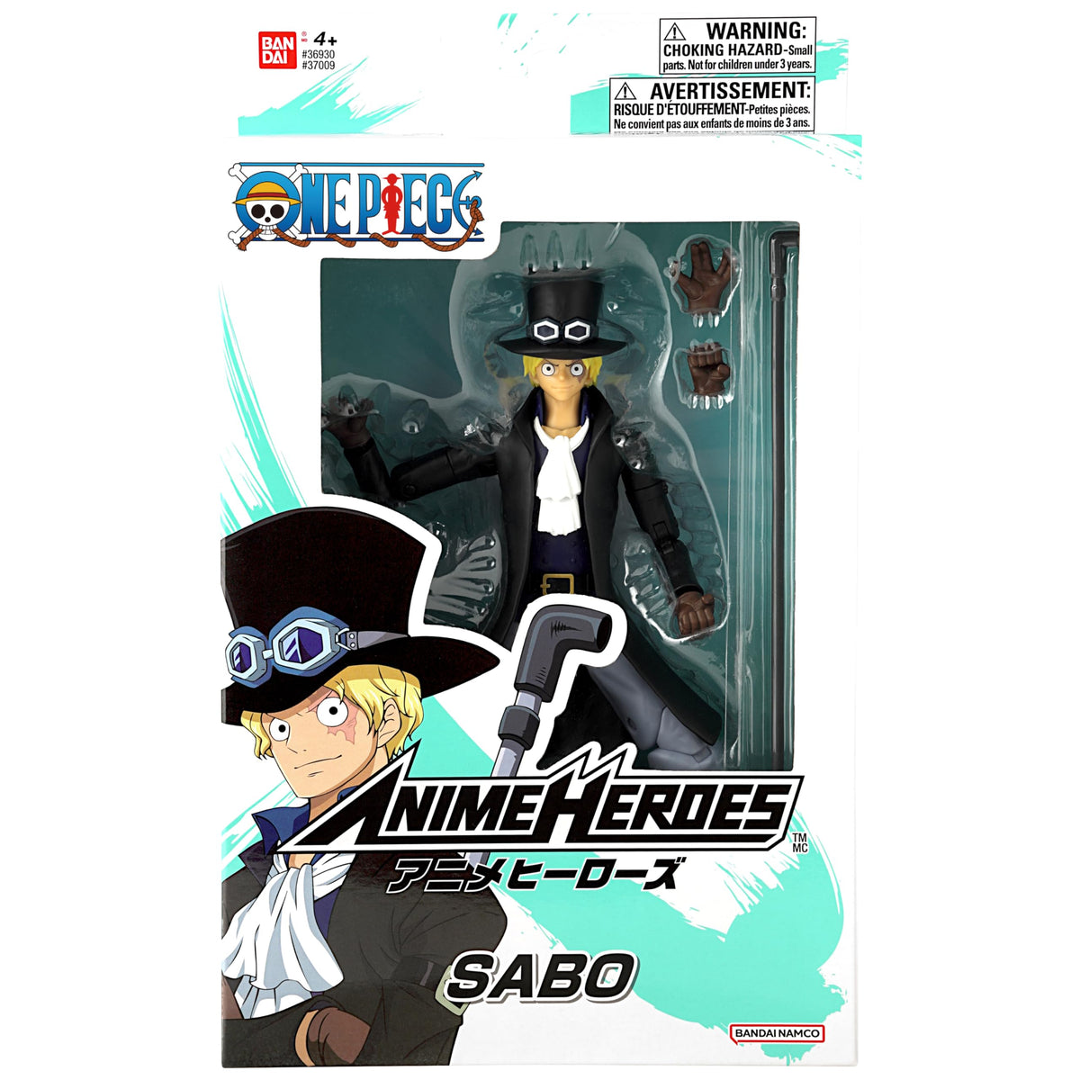 ANIME HEROES Sabo action figure detailed paintwork captures character likeness for collectors