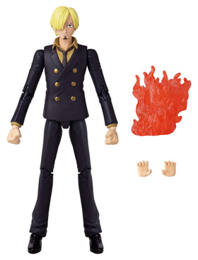 ANIME HEROES Sanji action figure in battle pose for dynamic display and play